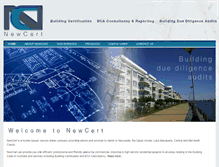 Tablet Screenshot of newcert.com.au
